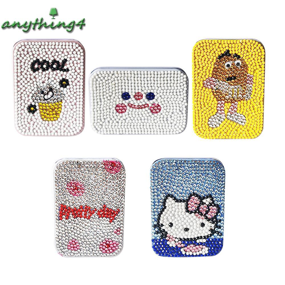 COD√ANY❀DIY Diamond Painting Candy Box Cartoon Handmade Mini Square Storage Case