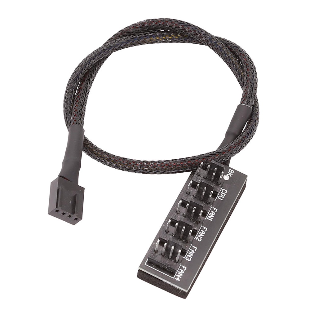 1x 40cm 1 Đến 5 4-Pin PWM Quạt Làm Mát CPU PC