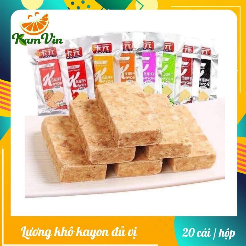 1 HỘP LƯƠNG KHÔ KAYON 2OMIX Vị BÁNH