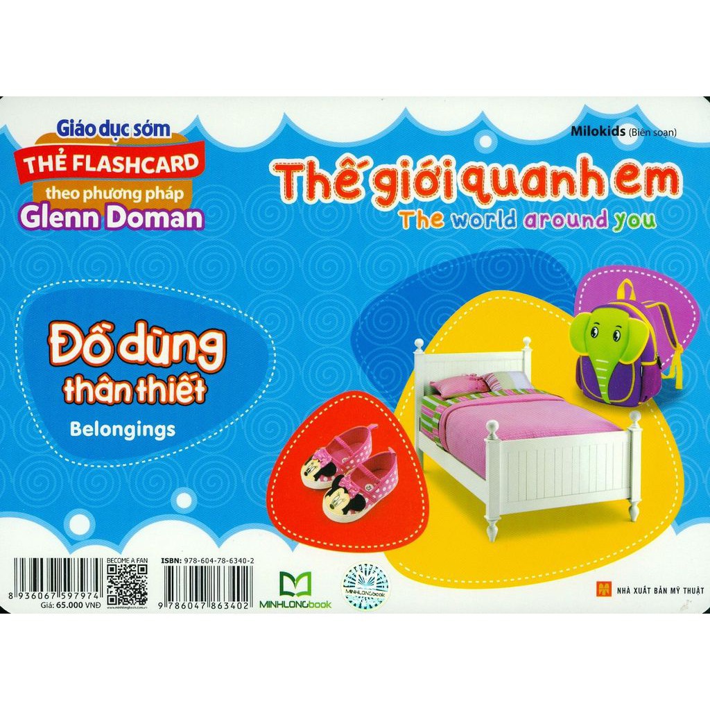 [Kèm File Nghe] Thẻ Flashcard Theo Phương Pháp Glenn Doman - Thế Giới Quanh Em: Đồ Dùng Thân Thiết