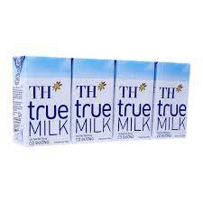 Lốc 4 Hộp Sữa TH True Milk Hộp 110ml Có Đường/Ít đường/Không đường