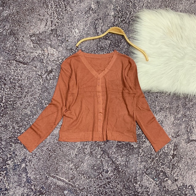 Áo Cadigan Dáng Ngắn 8 Nút | BigBuy360 - bigbuy360.vn