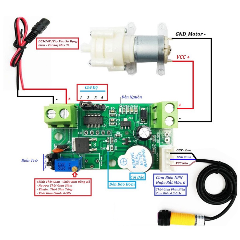 ❤️Bộ Cảm Biến Rửa Tay Rót Rượu SM2-03❤️Bộ Mạch Rửa Tay V3 RT-D01❤️Phụ Kiện Làm Mạch