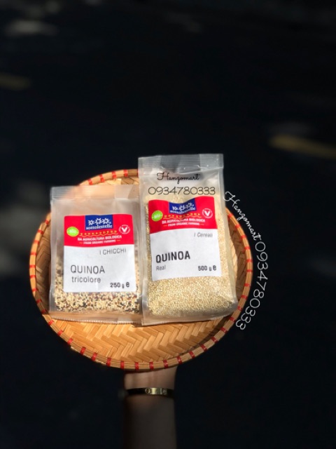 Nguyên túi hạt Quinoa Diêm mạch hữu cơ cho bé