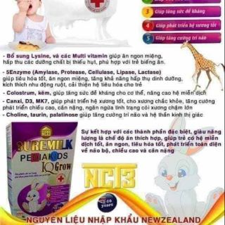 Sữa sure milk pedia iq grow