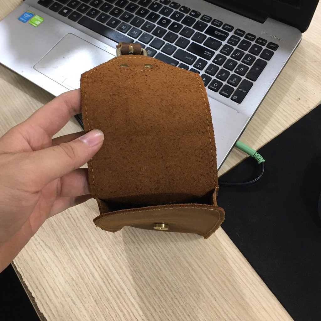 [Mã SKAMLTSM9 giảm 10% đơn 99K] Bao da điện thoại đeo thắt lưng da bò sáp nguyên tấm 6.3' , 6.5 , 6.7 inch | BigBuy360 - bigbuy360.vn