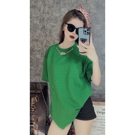 ÁO dẬp vÂn L V to siêu đẹp đấy xích cổ đủ 4 màu