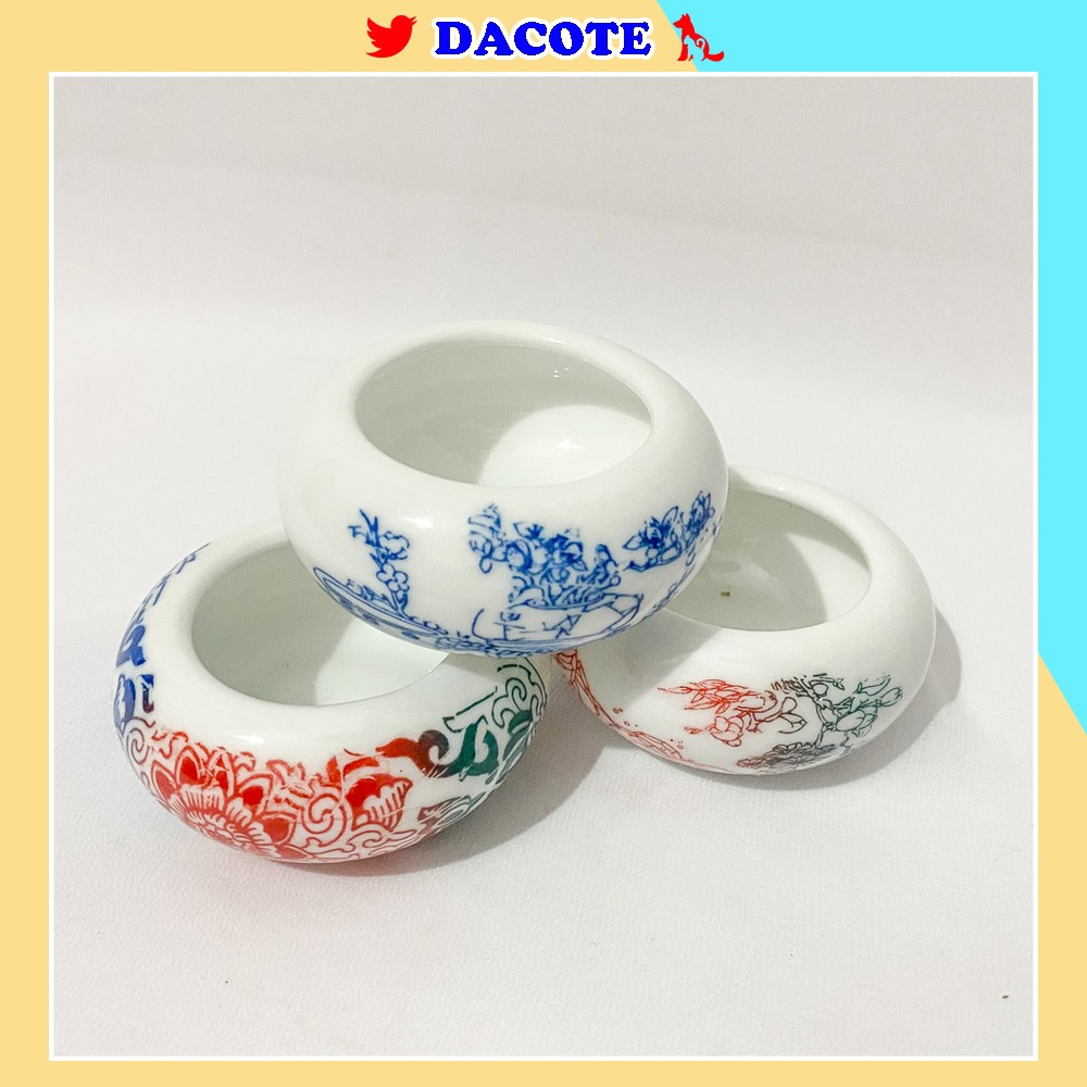 Cóng đựng sâu cho chim chất liệu gốm sứ cao cấp (1 chiếc)