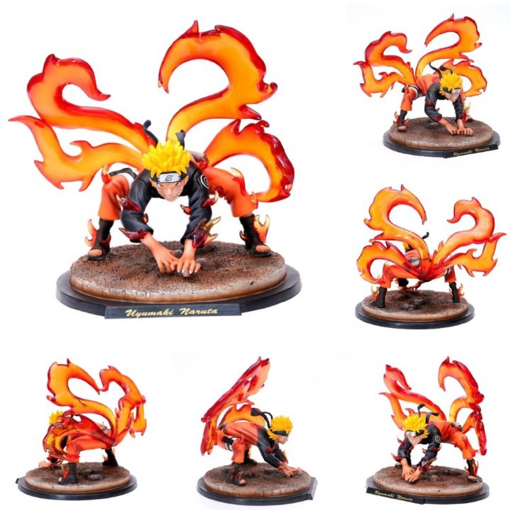 Mô hình Naruto, Thầy Might Guy có LED Ở MẮT bát môn độn giáp cao 29cm, figure naruto để bàn trang trí, mô hình anime