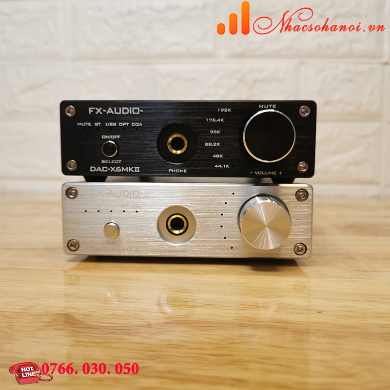 GIẢI MÃ DAC X6MKII - X6MK2 BẢN NÂNG CẤP ẤN TƯỢNG CỦA DAC X6, TẶNG DÂY QUANG, RẮC 6 LY RA 3.5, DÂY AV.