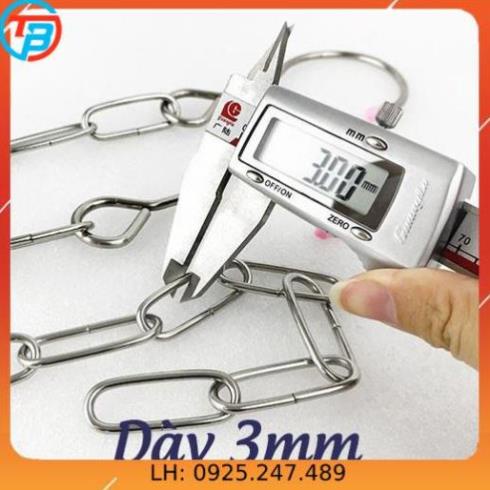 Dây xích inox treo quần áo thông minh tiết kiệm diện tích