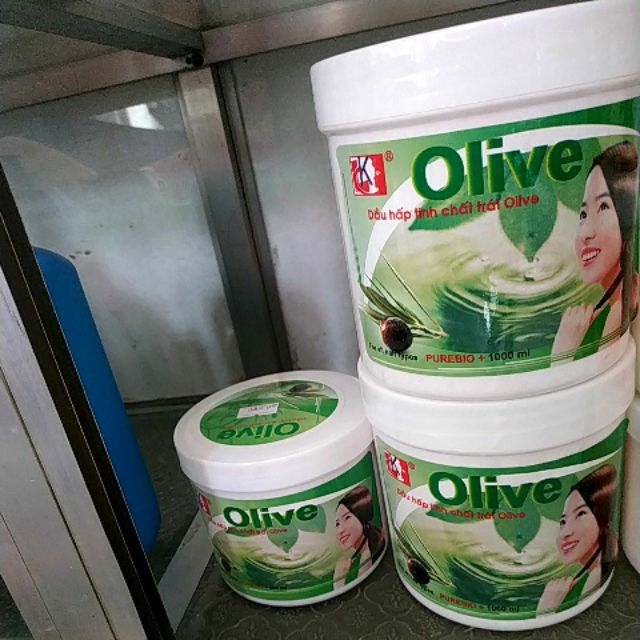 Dầu hấp tinh chất trái OLIVE 1KG phục hồi tóc khô và hư tổn, GIÚP TÓC LUÔN MƯỢT MÀ VÀ MỀM MẠI!!