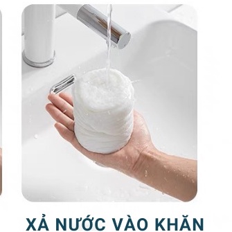 (COMBO 3 Khăn) Khăn Tắm Viên Nén - Khăn Tắm Nén Du Lịch Bằng Cotton Rửa Mặt  An Toàn Tiện Lợi Dùng Một Lần (MS: 01596)