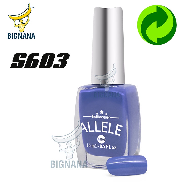 Các Tông Xanh Dương, Xanh Đen, Xanh Pastel, Vàng, Xanh Coban, Xanh Da Trời, Mẫu Mới Sơn Móng Tay Allele - AE01 Chai 15ml