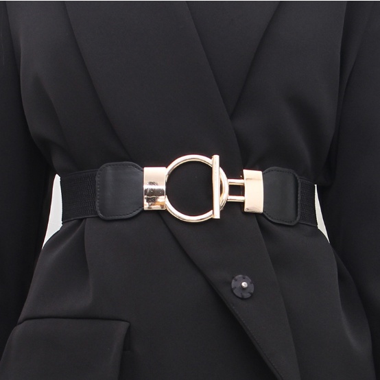 Thắt lưng da PU bản nhỏ phong cách thời trang tao nhã cho nữ