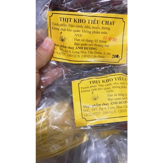 ( Thực Phẩm Chay) Thịt kho Tiêu Thuần Chay gói 200 gr