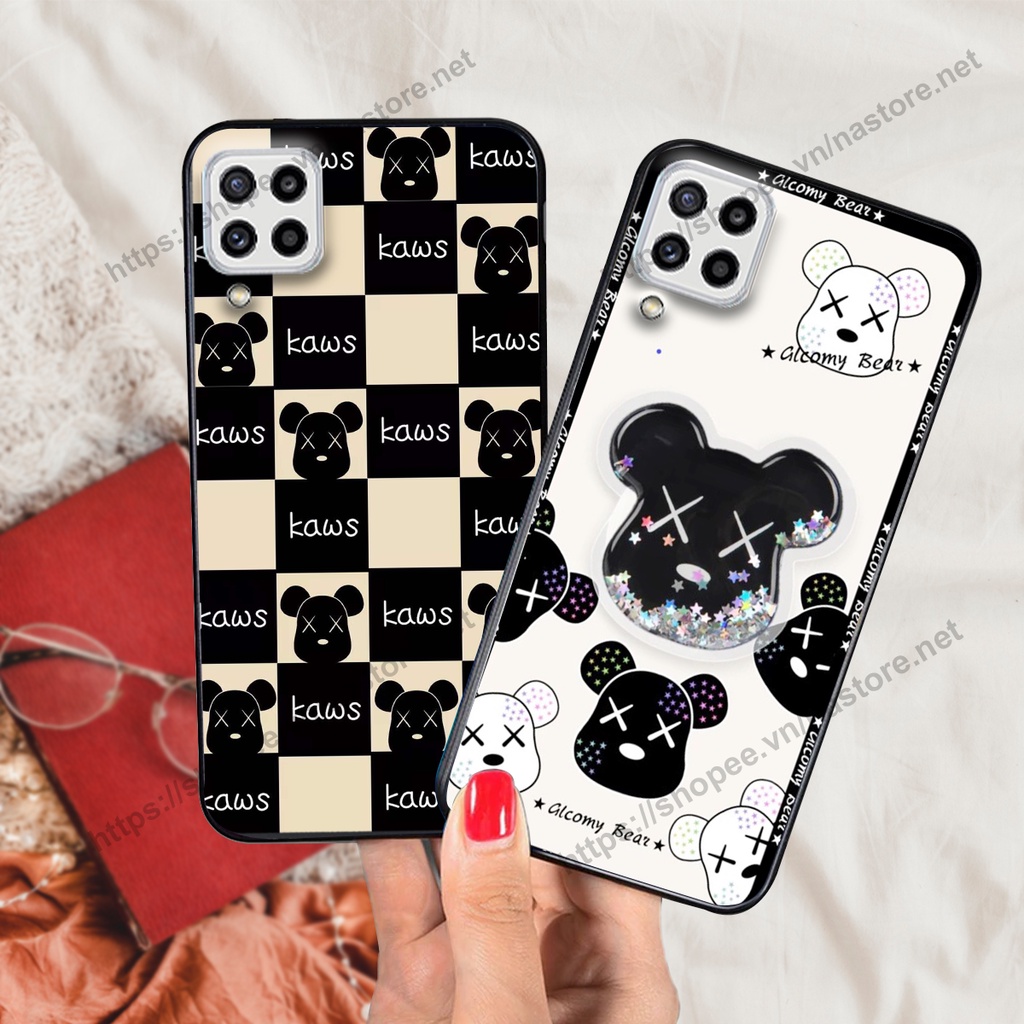 Ốp lưng Samsung M32 / M62 trái tim họa tiết caro, mikey họa tiết beabrick kaws cute