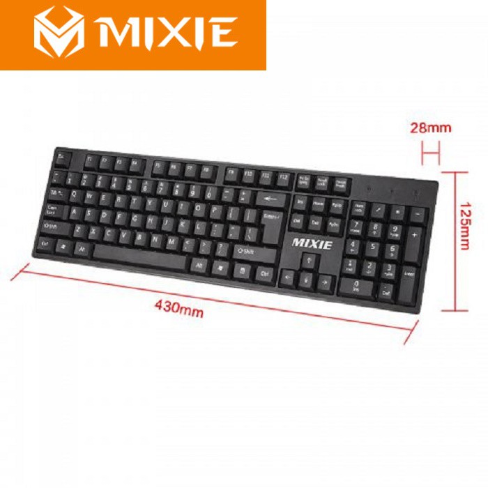 Bàn Phím Máy Tính MIXIE - X7A - Bàn Phím Có Dây Cắm Cổng USB Chính Hãng Bảo Hành 12 Tháng ( Phím Bấm Cực ÊM ) Giá Sỉ