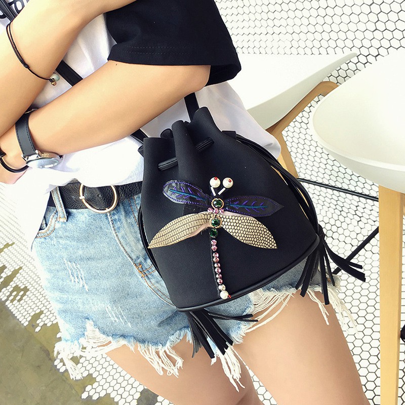 Túi Đeo Vai Chuồn Chuồn Đen