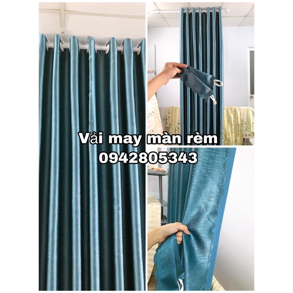 Vải may rèm - chống nắng 95% , cản sáng tốt ( Vải Chưa may)