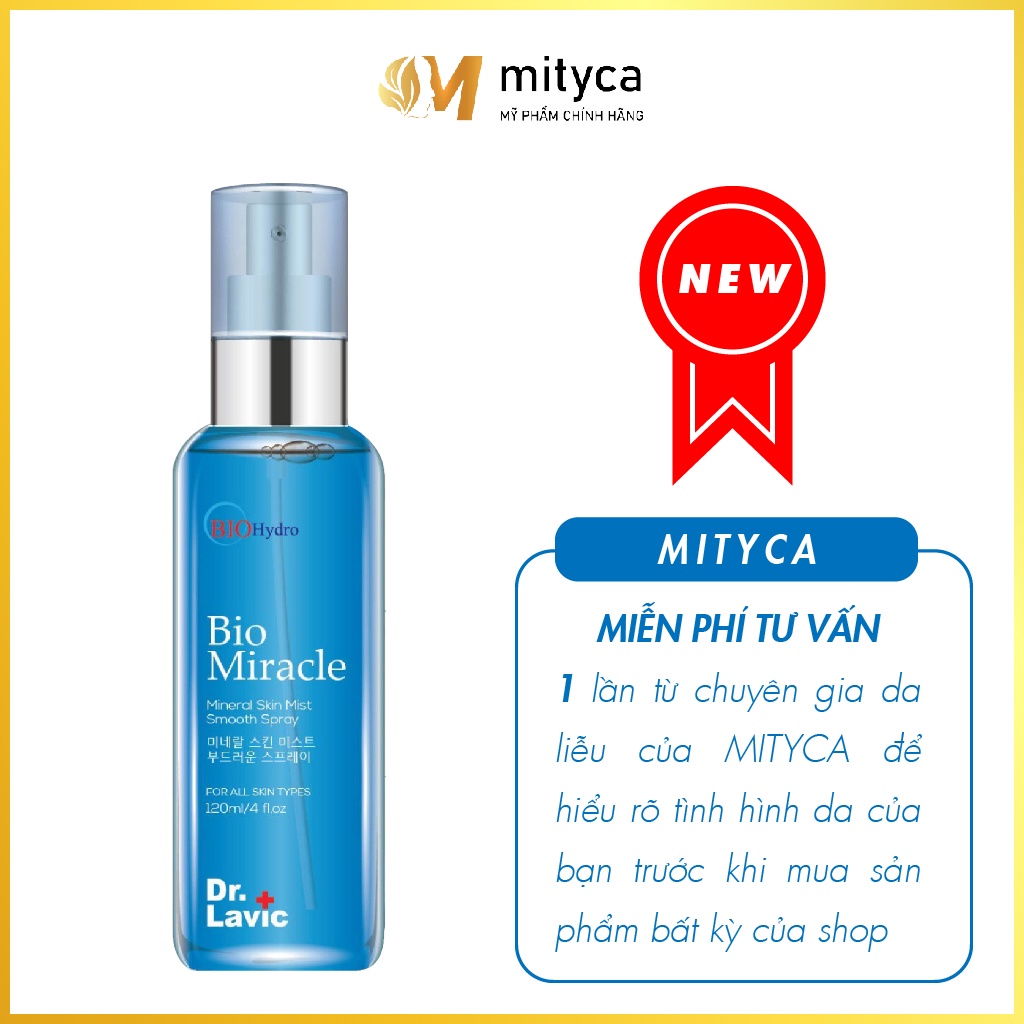 Xịt Khoáng Nước Dưỡng Ẫm Dưỡng Da Cho Da Dầu Mụn Dr.Lavic Bio Miracle 120ml MITYCA | BigBuy360 - bigbuy360.vn