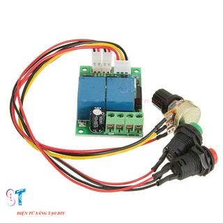 Mạch Điều Tốc Và Đảo Chiều Động Cơ PWM Dành Cho Bạt Hiên, Cửa Cổng, Cửa Rèm 6-24V 3A