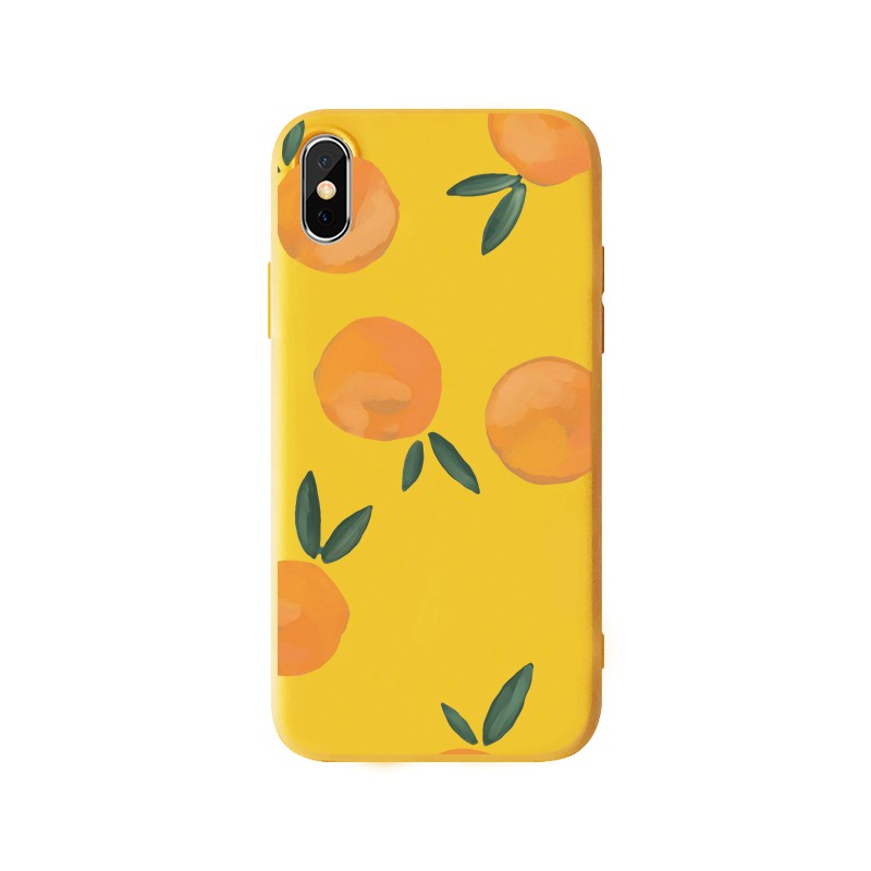 Ốp lưng điện thoại nhựa mềm iPhone 11 11Pro 11Promax 6 6s 6plus 6splus 7 7Plus 8 8Plus X XS XR Xsmax SE(2020) Peach hình trái đào | BigBuy360 - bigbuy360.vn