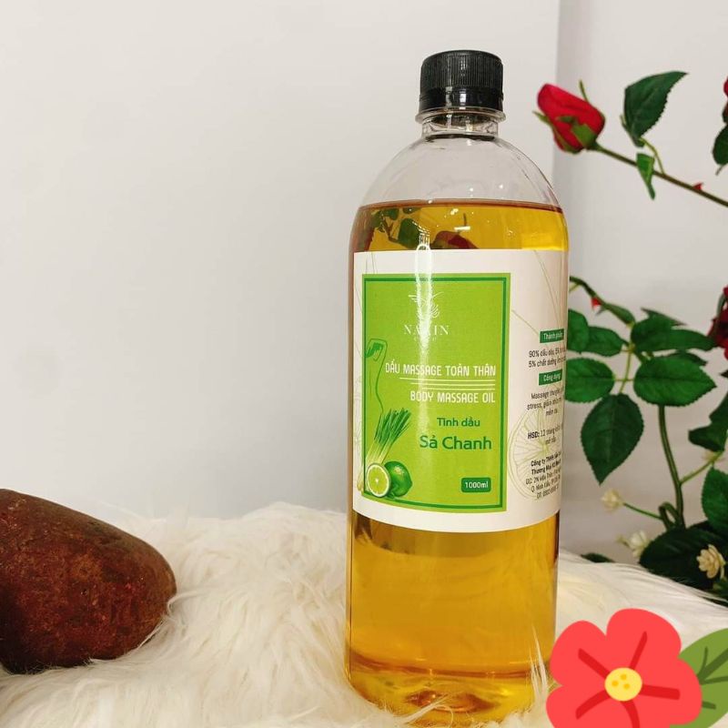 Tinh dầu massage sả gừng thiên nhiên