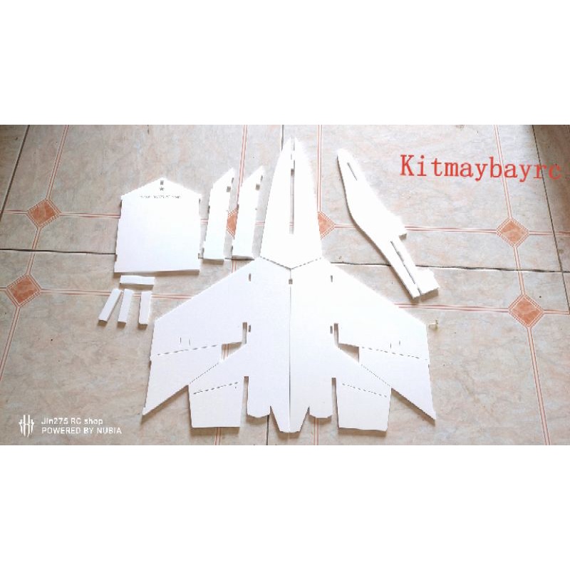 Kit su 27 Flat sải 45 cm cho combo 2 kênh động cơ 130, 180( có sẵn trọng tâm...