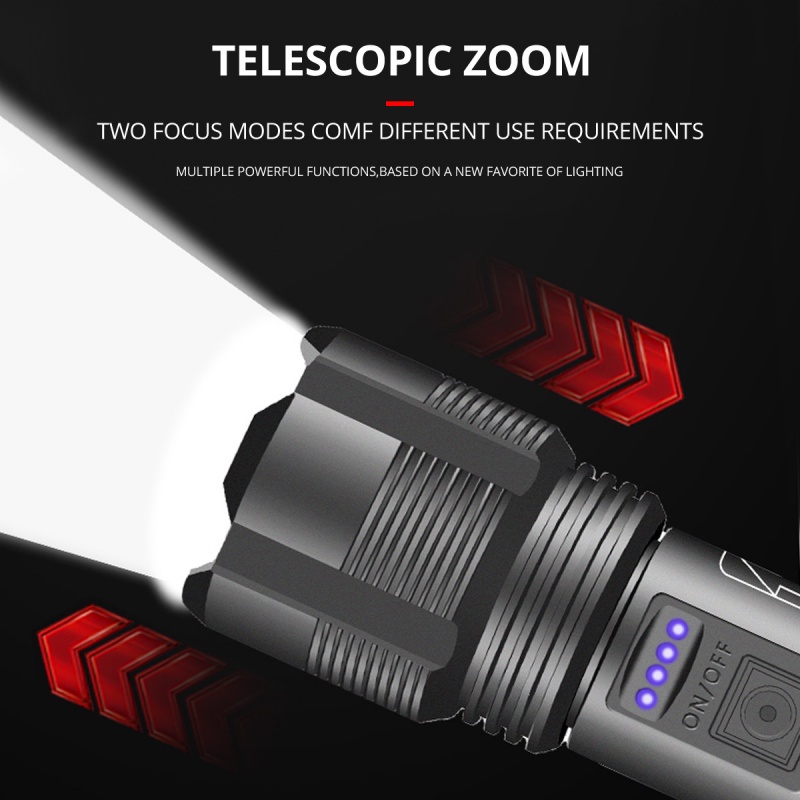 Đèn Pin Led Siêu Sáng  Ankndo Xhp50 1000 Lumens 5 Chế Độ Điều Chỉnh Ánh Sáng Tiện Dụng