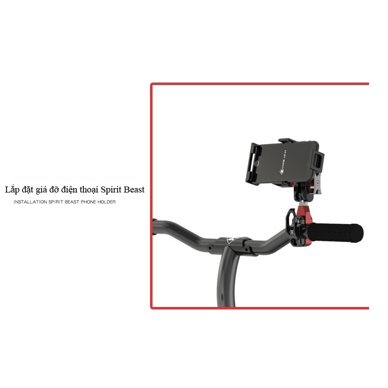 Móc Treo Đồ Spirit Beast Gắn Ghi Đông Trần Các Loại Xe