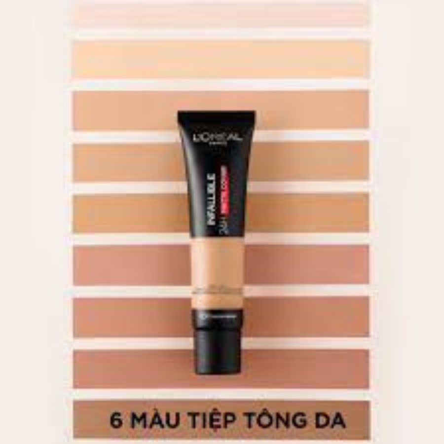 Kem Nền Infallible 24H Matte Cover Lâu Trôi SPF16 PA+++ #105 L'ORÉAL 35Ml