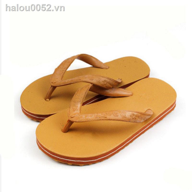 ✿Ready stock✿  Thailand Xingma Flip-Flops Rubber Thick Bottom Wear-resistant, Anti-slip Deodorant, Summer Men’s Trendy Vietnam Beach Slipper King