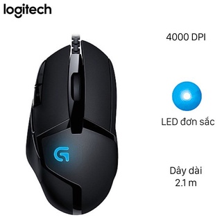 Chuột gaming có dây led rgb logitech g402 - led đơn sắc