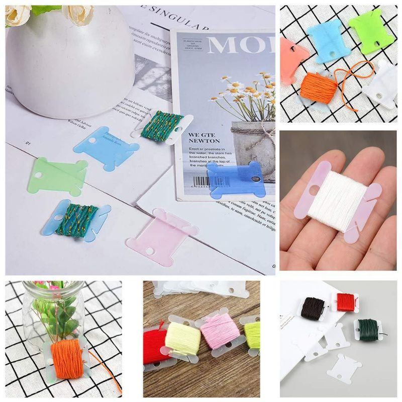 50 thẻ/miếng Bobbin quấn chỉ/ Thẻ quấn chỉ