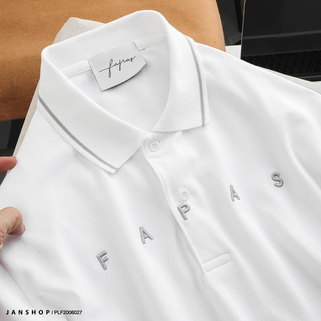 POLO FAPAS CHỮ THÊU