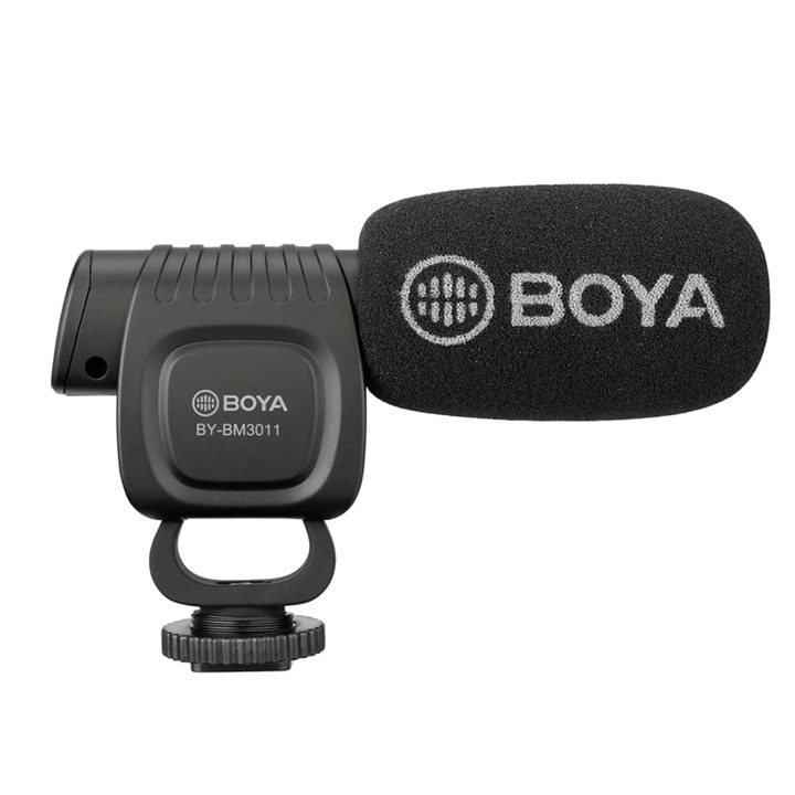 BOYA BY-BM3011 - Hàng Chính Hãng - Mic thu âm cổng 3.5mm | Dành cho Điện thoại và Máy ảnh