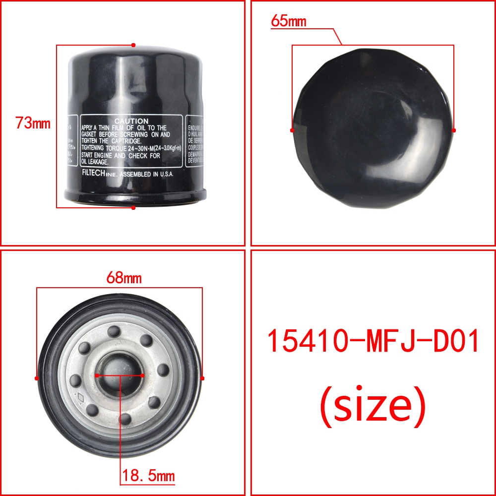 Lọc Dầu honda  cbr1000 / cbr650r / cb500x / cb500 / cbr500