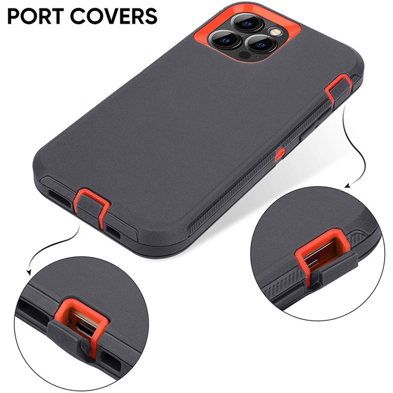 Ốp Điện Thoại Hybrid Chống Sốc Chịu Được Sức Nặng Cho iPhone 13 Pro Max Mini XR X XS Max