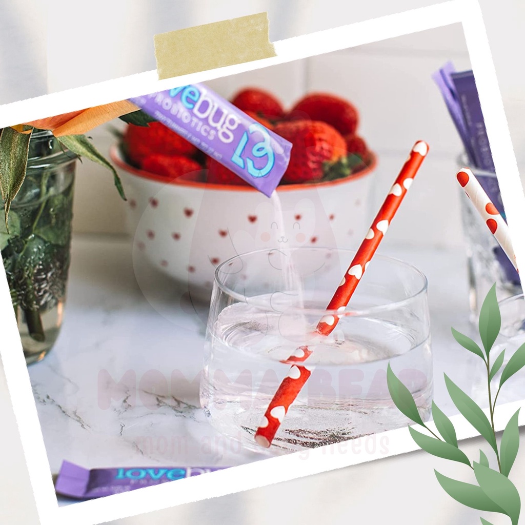 Men vi sinh cho bé LOVEBUG MỸ 6 THÁNG ~ 4 TUỔI men tiêu hóa cho bé hỗ trợ miễn dịch trào ngược tiêu chảy táo bón đầy hơi