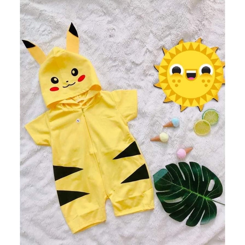 Bộ quần áo liền thân Hình thú cho bé yêu