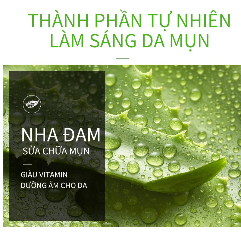 Gel Dưỡng Da BAIMISS 300g Chiết Xuất Ốc Sên Và Lô Hội Làm Mờ Vết Thâm Mụn