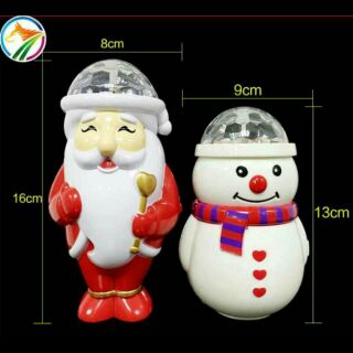 Đèn xoay phát nhạc Noel