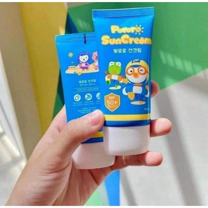 [ AUTH HÀN ] KCN Baby💕Kem chống nắng Pororo Sun Cream KOREA cho bé