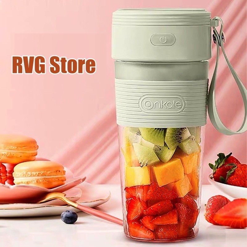 Máy xay sinh tố mini cầm tay, máy xay hoa quả cầm tay mini mẫu mới 2021 [Hàng Công ty bảo hành 3 tháng 1 đổi 1]
