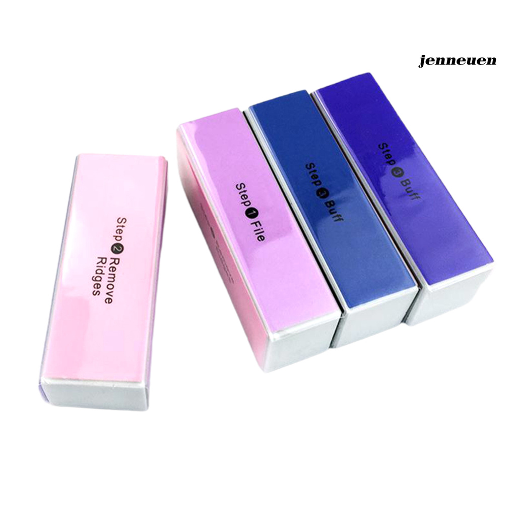 [Hàng mới về] Dụng cụ dũa móng tay hình chữ nhật thiết kế bốn mặt tiện dụng