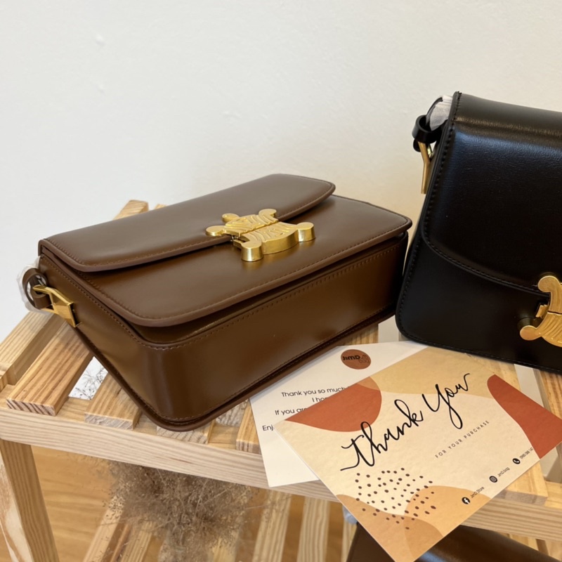 Túi xách da cao cấp khoá kim loại không bay màu - Mina