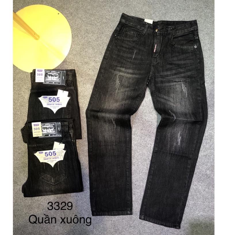 Quần Jeans Quần Bò Ống Rộng Ống Xuông Khá Bảnh Nam Nữ Tôn Dáng Không Phai Màu Giày Dặn Co Dãn Tốt Đẹp