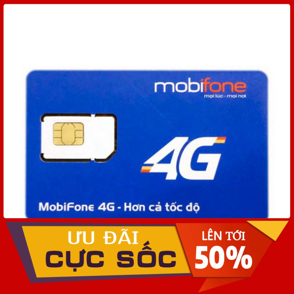 SALE KHÔ MÁU [MAX BĂNG THÔNG]SIM 4G MOBIFONE TRỌN GÓI 1 NĂM KHÔNG GIỚI HẠN DUNG LƯỢNG TỐC ĐỘ CAO CHO ĐIỆN THOẠI,WIFI,CAM