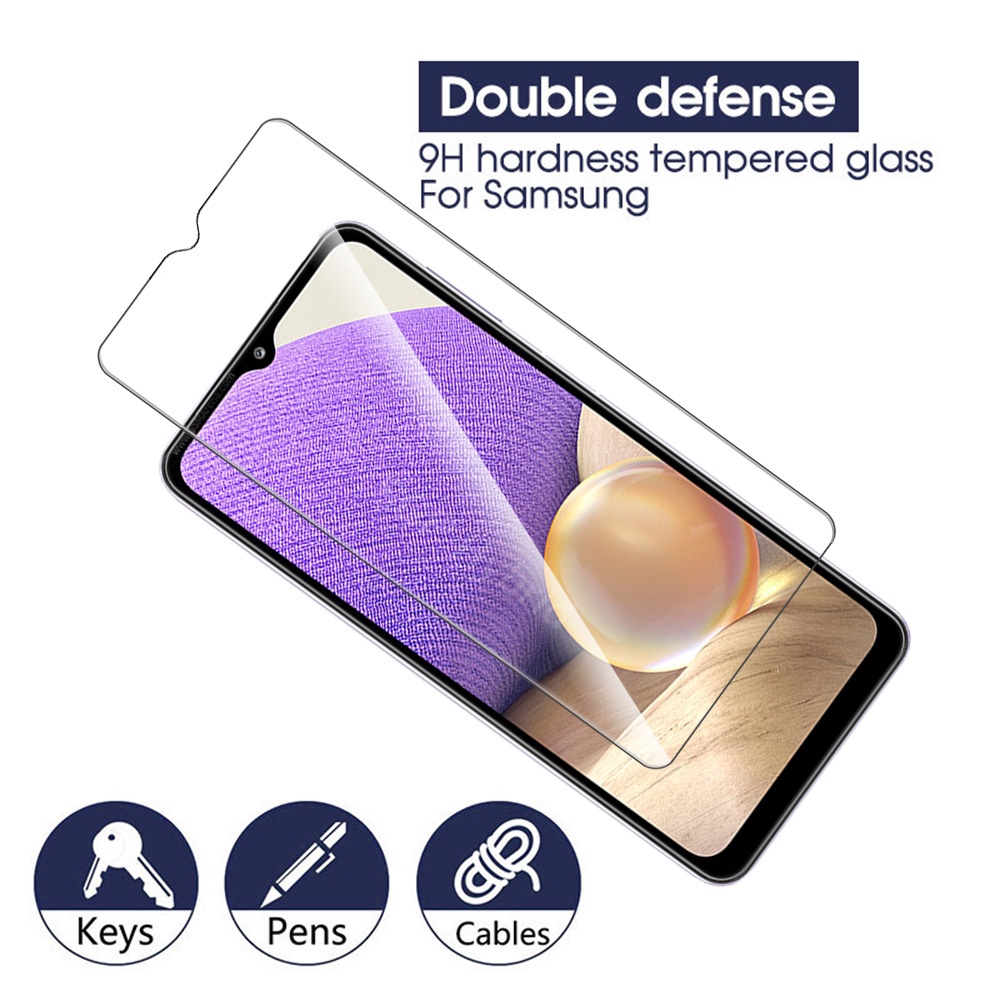 3 Kính cường lực bảo vệ màn hình điện thoại Samsung Galaxy A32 5g 4g A12 A02S A02 A52 A72 A22 M62 A 12 02 32